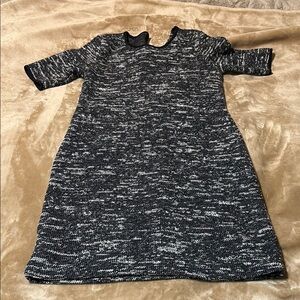 Ann Taylor Stylish Black and White Kids Dress